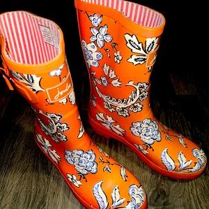Joules Rain Boots Women’s Size 9